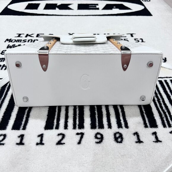 1000% Authentic Goyard Saigon PM Bag - White Grey Colorway - Picture 7 of 16